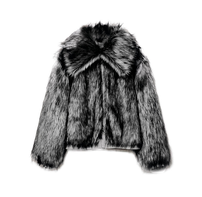 ANSTEZE Chaqeuta Afelpada GRAY | NORMAL FIT