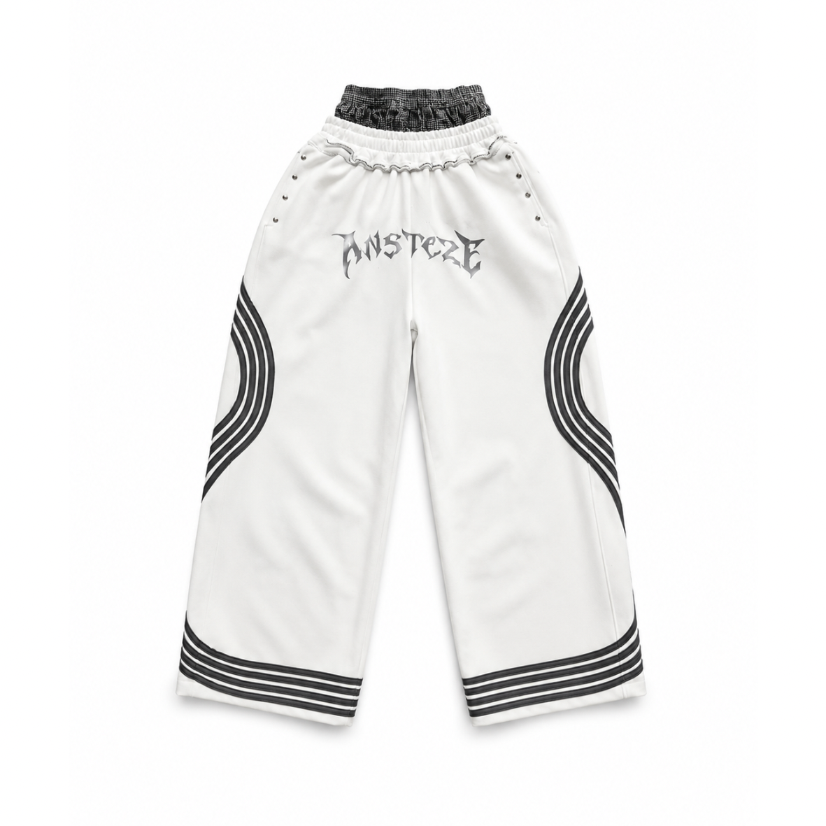 ANSTEZE Baggy Track Suit WITHE|Barrel fit