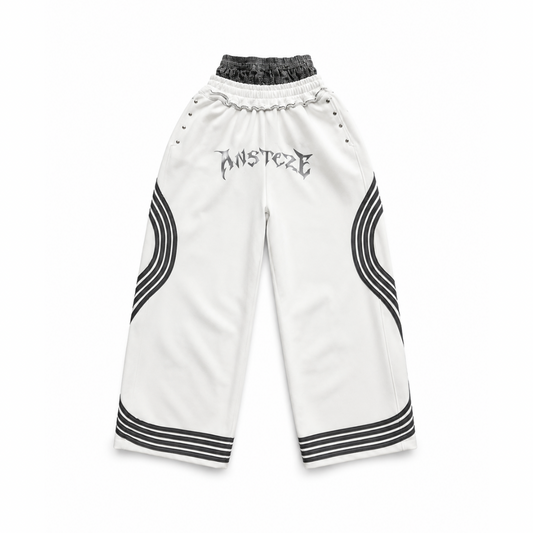 ANSTEZE Baggy Track Suit WITHE|Barrel fit