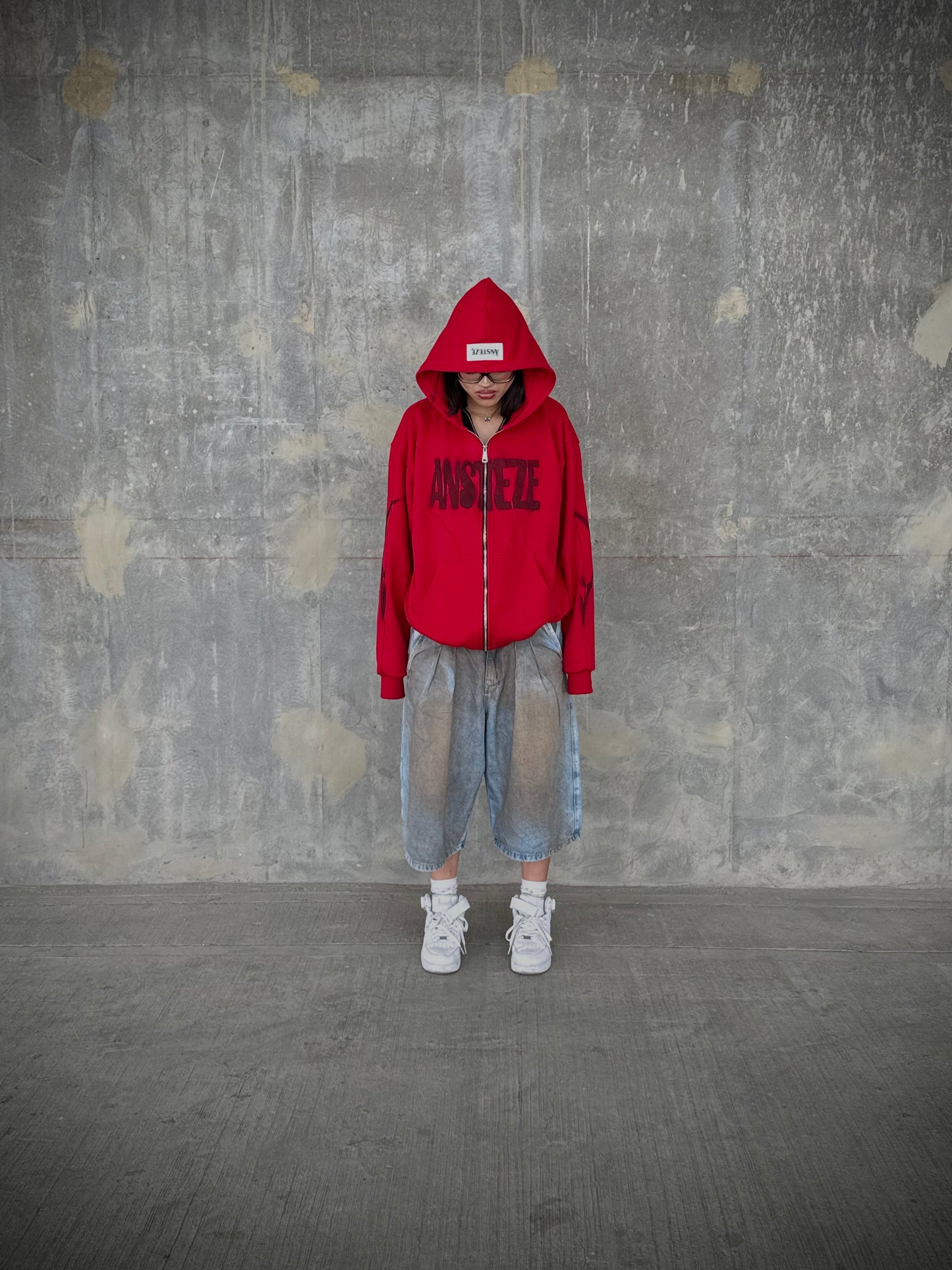 ANSTEZE Zip hoodie ROJA | Normla Fit