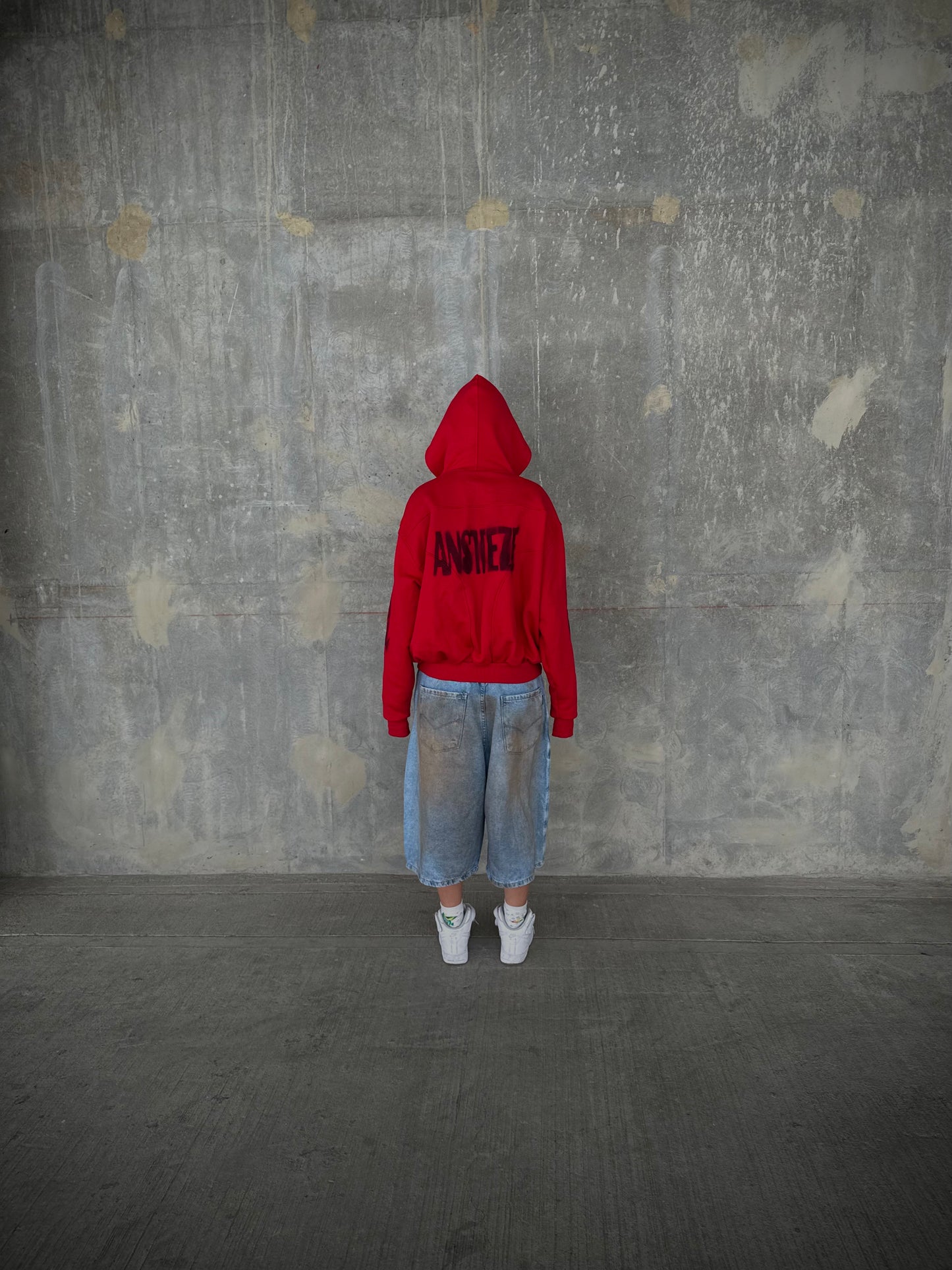 ANSTEZE Zip hoodie ROJA | Normla Fit