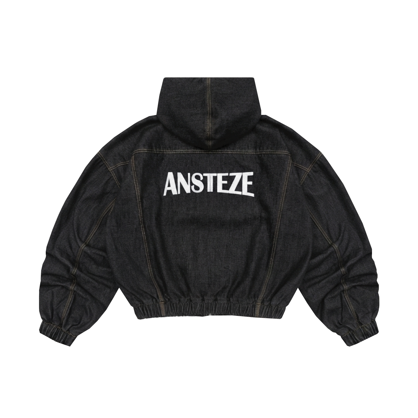 ANSTEZE Zip hoodie set Denim | Box Fit