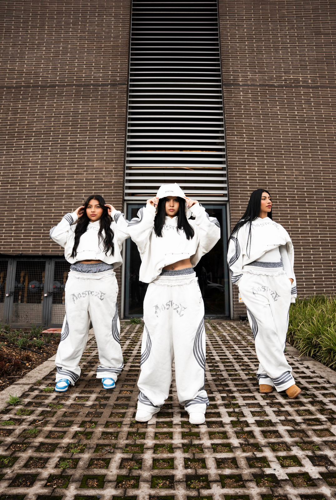 ANSTEZE hoodie Track Suit WITHE|Boxy Fit