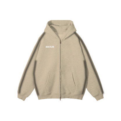 ANSTEZE Zip Up | Boxy Fit