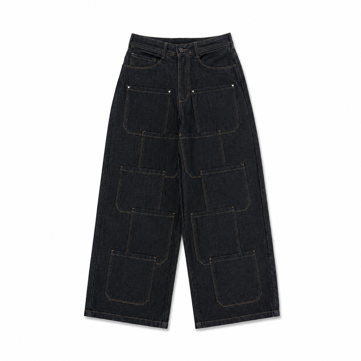 ANSTEZE Pants set denim|Barrel fit