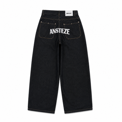 ANSTEZE Pants set denim|Barrel fit